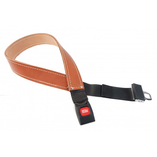 Automotive leather belt 2'' - MEDIUM